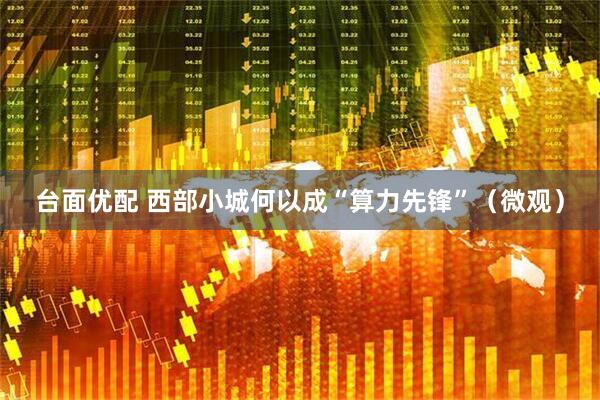 台面优配 西部小城何以成“算力先锋”（微观）